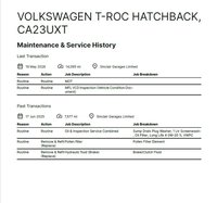 USED 2023 23 VOLKSWAGEN T-ROC 1.0 TSI Life SUV 5dr Petrol Manual Euro 6 (s/s) (110 ps) 1 OWNER FULL DEALER SERVICE HISTORY