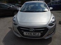 USED 2016 16 HYUNDAI I30 1.4 Blue Drive SE Hatchback 5dr Petrol Manual Euro 6 (s/s) (100 ps) FULL HISTORY, BEST COLOUR