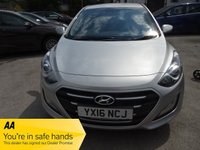 USED 2016 16 HYUNDAI I30 1.4 Blue Drive SE Hatchback 5dr Petrol Manual Euro 6 (s/s) (100 ps) FULL HISTORY, BEST COLOUR