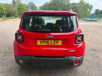 USED 2016 16 JEEP RENEGADE 1.4T MultiAirII Longitude SUV 5dr Petrol Manual Euro 6 (s/s) (140 ps) cheap to run good family car