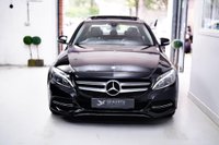 USED 2014 64 MERCEDES-BENZ C CLASS 2.0 C220d Sport Saloon 4dr Diesel G-Tronic+ Euro 6 (s/s) (194 ps) PANORAMIC ROOF | BLACK LEATHER