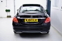 USED 2014 64 MERCEDES-BENZ C CLASS 2.0 C220d Sport Saloon 4dr Diesel G-Tronic+ Euro 6 (s/s) (194 ps) PANORAMIC ROOF | BLACK LEATHER