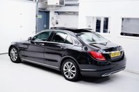 USED 2014 64 MERCEDES-BENZ C CLASS 2.0 C220d Sport Saloon 4dr Diesel G-Tronic+ Euro 6 (s/s) (194 ps) PANORAMIC ROOF | BLACK LEATHER