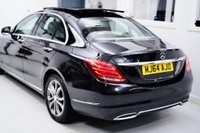USED 2014 64 MERCEDES-BENZ C CLASS 2.0 C220d Sport Saloon 4dr Diesel G-Tronic+ Euro 6 (s/s) (194 ps) PANORAMIC ROOF | BLACK LEATHER