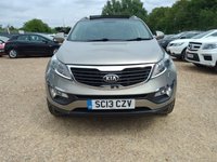 USED 2013 13 KIA SPORTAGE 1.7 CRDi EcoDynamics 3 2WD Euro 5 (s/s) 5dr AUX+LEATHER+SUNROOF+P-SENSORS