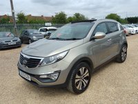 USED 2013 13 KIA SPORTAGE 1.7 CRDi EcoDynamics 3 2WD Euro 5 (s/s) 5dr AUX+LEATHER+SUNROOF+P-SENSORS