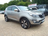 USED 2013 13 KIA SPORTAGE 1.7 CRDi EcoDynamics 3 2WD Euro 5 (s/s) 5dr AUX+LEATHER+SUNROOF+P-SENSORS