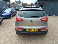 USED 2013 13 KIA SPORTAGE 1.7 CRDi EcoDynamics 3 2WD Euro 5 (s/s) 5dr AUX+LEATHER+SUNROOF+P-SENSORS