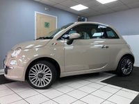 USED 2015 15 FIAT 500C 0.9 TwinAir Cult Convertible 2dr Petrol Manual Euro 6 (s/s) (85 bhp) Full Leather Bluetooth 16" Wheels