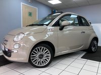 USED 2015 15 FIAT 500C 0.9 TwinAir Cult Convertible 2dr Petrol Manual Euro 6 (s/s) (85 bhp) Full Leather Bluetooth 16" Wheels