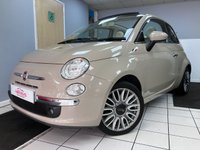 USED 2015 15 FIAT 500C 0.9 TwinAir Cult Convertible 2dr Petrol Manual Euro 6 (s/s) (85 bhp) Full Leather Bluetooth 16" Wheels