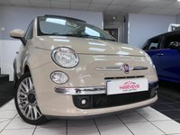 USED 2015 15 FIAT 500C 0.9 TwinAir Cult Convertible 2dr Petrol Manual Euro 6 (s/s) (85 bhp) Full Leather Bluetooth 16" Wheels