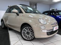 USED 2015 15 FIAT 500C 0.9 TwinAir Cult Convertible 2dr Petrol Manual Euro 6 (s/s) (85 bhp) Full Leather Bluetooth 16" Wheels