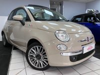 USED 2015 15 FIAT 500C 0.9 TwinAir Cult Convertible 2dr Petrol Manual Euro 6 (s/s) (85 bhp) Full Leather Bluetooth 16" Wheels