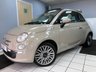USED 2015 15 FIAT 500C 0.9 TwinAir Cult Convertible 2dr Petrol Manual Euro 6 (s/s) (85 bhp) Full Leather Bluetooth 16" Wheels