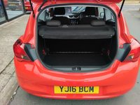 USED 2016 16 VAUXHALL CORSA 1.4i ecoFLEX Energy Hatchback 3dr Petrol Manual Euro 6 (a/c) (75 ps) &pound;35 ROAD TAX ONLY 32,806 MILES