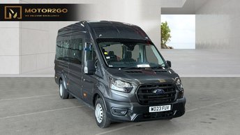 2023 FORD TRANSIT 2.0 460 EcoBlue Leader Minibus Double Cab 5dr Diesel Auto RWD L4 H3 Euro 6 (s/s) (17 Seat, DRW) (165 ps) &pound;22990.00