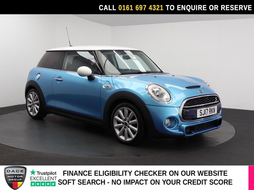 Blue 2017 MINI Hatchback Hatchback Front-wheel drive Manual