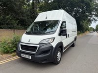 USED 2021 21 PEUGEOT BOXER 2.2 BlueHDi 435 140BHP Professional EURO 6 XLWB L4 H3 HIGH ROOF PANEL VAN NEW CAMBELT+A/C+SAT NAV+EU6
