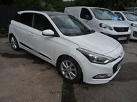 USED 2015 65 HYUNDAI I20 1.2 Premium SE Hatchback 5dr Petrol Manual Euro 6 (84 ps) ,PAN ROOF   BEST COLOUR