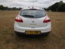 USED 2012 62 RENAULT MEGANE 1.6 16V 110 Dynamique TomTom 5 door Petrol Pearl white. Sat Nav. Bluetooth.