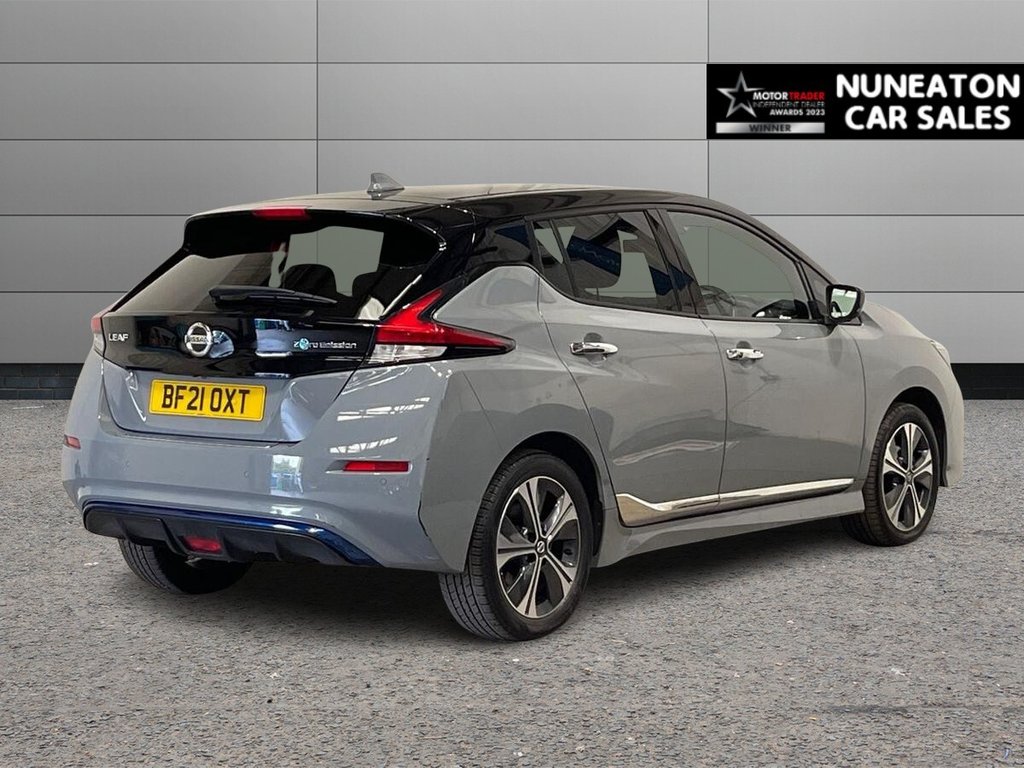 USED 2021 21 NISSAN LEAF 62kWh e+ Tekna Hatchback 5dr Electric Auto (217 ps) 