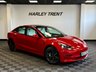 USED 2023 23 TESLA Model 3 (Dual Motor) Long Range Saloon 4dr Electric Auto 4WDE (346 ps) STUNNING EXAMPLE! SUNSET RED PEARL PAINTWORK, WHITE LEATHER, COMFORT SUSPENSION, TESLA WARRANTY, FULL BATTERY HEALTH REPORT, REMOVABLE TOW BAR, RYZEN CHIP, HEAT PUMP, GROK AI, PANORAMIC GLASS ROOF, 1 OWNER, WIRELESS CHARGING, HEATED SEATS, AUTOPILOT