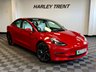 USED 2023 23 TESLA Model 3 (Dual Motor) Long Range Saloon 4dr Electric Auto 4WDE (346 ps) STUNNING EXAMPLE! SUNSET RED PEARL PAINTWORK, WHITE LEATHER, COMFORT SUSPENSION, TESLA WARRANTY, FULL BATTERY HEALTH REPORT, REMOVABLE TOW BAR, RYZEN CHIP, HEAT PUMP, GROK AI, PANORAMIC GLASS ROOF, 1 OWNER, WIRELESS CHARGING, HEATED SEATS, AUTOPILOT