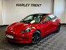 USED 2023 23 TESLA Model 3 (Dual Motor) Long Range Saloon 4dr Electric Auto 4WDE (346 ps) STUNNING EXAMPLE! SUNSET RED PEARL PAINTWORK, WHITE LEATHER, COMFORT SUSPENSION, TESLA WARRANTY, FULL BATTERY HEALTH REPORT, REMOVABLE TOW BAR, RYZEN CHIP, HEAT PUMP, GROK AI, PANORAMIC GLASS ROOF, 1 OWNER, WIRELESS CHARGING, HEATED SEATS, AUTOPILOT