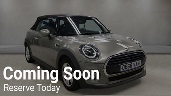 2018 MINI CONVERTIBLE 1.5 Cooper Classic Convertible 2dr Petrol Manual Euro 6 (s/s) (136 ps) &pound;8490.00