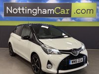 USED 2016 16 TOYOTA YARIS 1.33 Dual VVT-i Design Hatchback 5dr Petrol Multidrive S Euro 6 (99 ps) ****LOW MILEAGE****