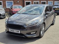USED 2018 68 FORD FOCUS 1.0T EcoBoost ST-Line Hatchback 5dr Petrol Auto Euro 6 (s/s) (125 ps) ST LINE SPEC - FSH - NAV