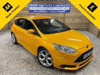 USED 2013 62 FORD FOCUS 2.0T EcoBoost ST-3 Hatchback 5dr Petrol Manual Euro 5 (s/s) (250 ps) TANGERINE SCREAM  CHARCOAL LEATHER
