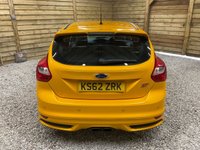 USED 2013 62 FORD FOCUS 2.0T EcoBoost ST-3 Hatchback 5dr Petrol Manual Euro 5 (s/s) (250 ps) TANGERINE SCREAM  CHARCOAL LEATHER