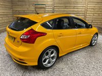 USED 2013 62 FORD FOCUS 2.0T EcoBoost ST-3 Hatchback 5dr Petrol Manual Euro 5 (s/s) (250 ps) TANGERINE SCREAM  CHARCOAL LEATHER