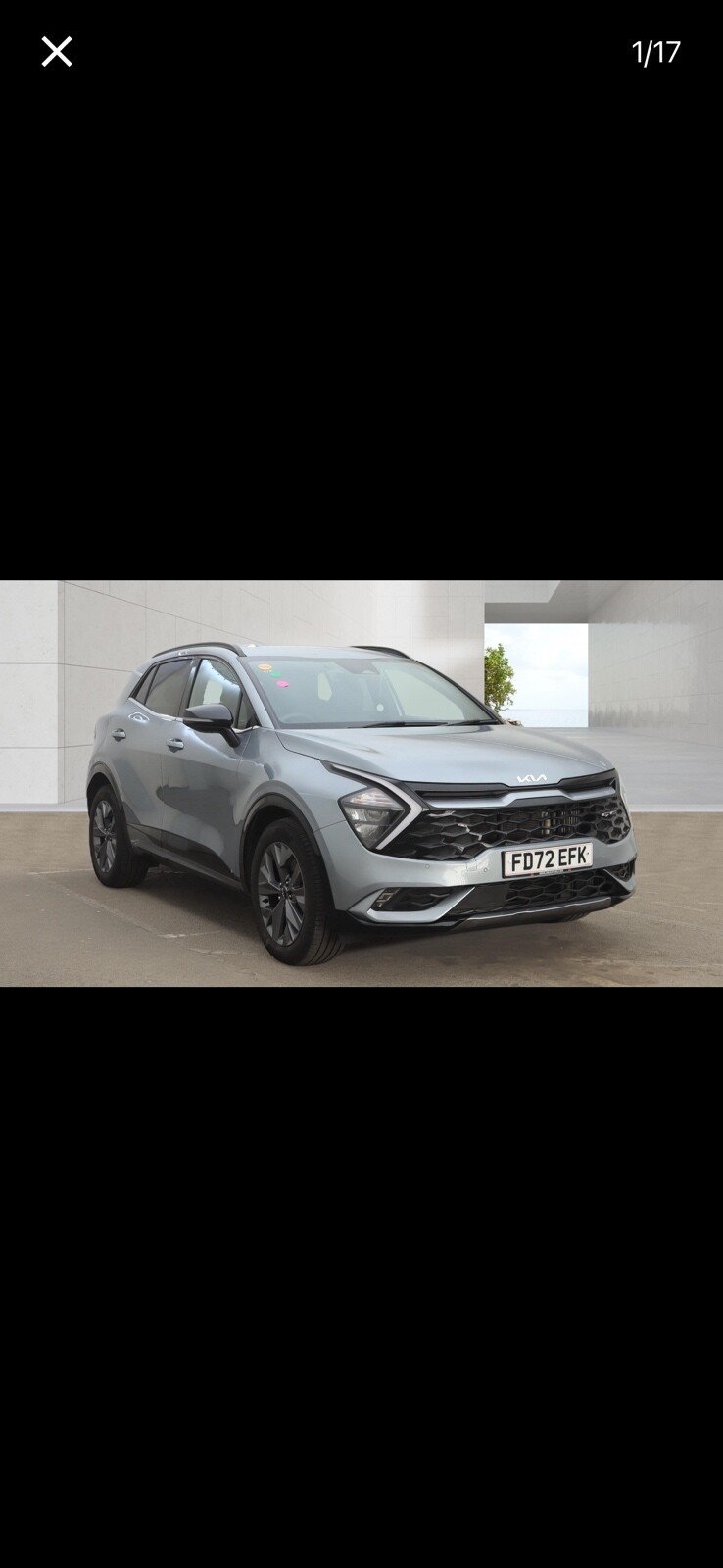 USED 2023 72 KIA SPORTAGE 1.6 h T-GDi GT-Line SUV 5dr Petrol Hybrid Auto Euro 6 (s/s) (226 bhp) &pound;ZERO DEPOSIT FINANCE