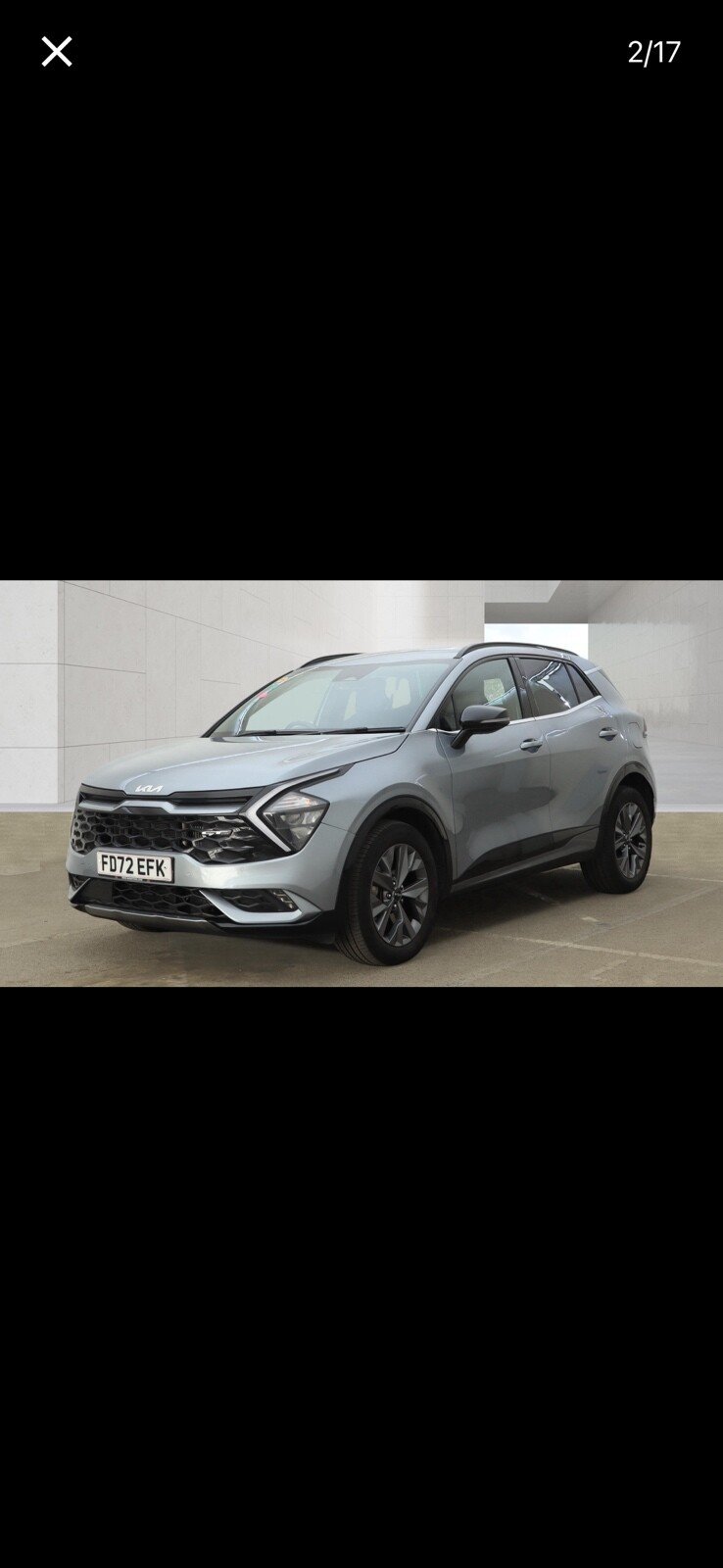 USED 2023 72 KIA SPORTAGE 1.6 h T-GDi GT-Line SUV 5dr Petrol Hybrid Auto Euro 6 (s/s) (226 bhp) &pound;ZERO DEPOSIT FINANCE
