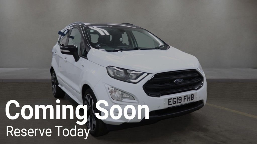 USED 2019 19 FORD ECOSPORT 1.0T EcoBoost GPF ST-Line SUV 5dr Petrol Manual Euro 6 (s/s) (140 ps) 2 KEYS / LONG MOT