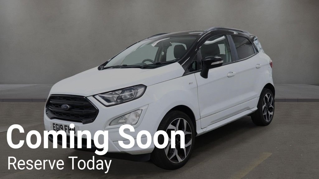 USED 2019 19 FORD ECOSPORT 1.0T EcoBoost GPF ST-Line SUV 5dr Petrol Manual Euro 6 (s/s) (140 ps) 2 KEYS / LONG MOT
