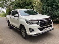 USED 2019 19 TOYOTA HILUX 2.4 D-4D Invincible X Pickup Double Cab 4dr Diesel Auto 4WD Euro 6 (TSS, 3.5t) (150 ps) *AUTOMATIC* HEATED LEATHER-REVERSING CAM-X2 KEYS  *+ VAT*