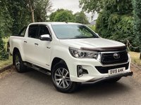 USED 2019 19 TOYOTA HILUX 2.4 D-4D Invincible X Pickup Double Cab 4dr Diesel Auto 4WD Euro 6 (TSS, 3.5t) (150 ps) *AUTOMATIC* HEATED LEATHER-REVERSING CAM-X2 KEYS  *+ VAT*
