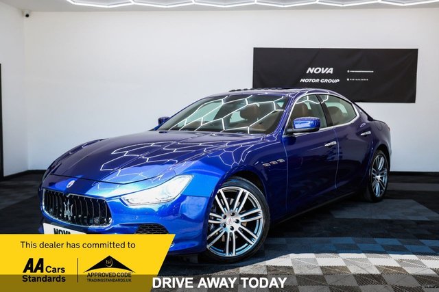 View our Maserati Ghibli 3.0 V6 Saloon 4dr Petrol ZF Euro 5 (330 ps)