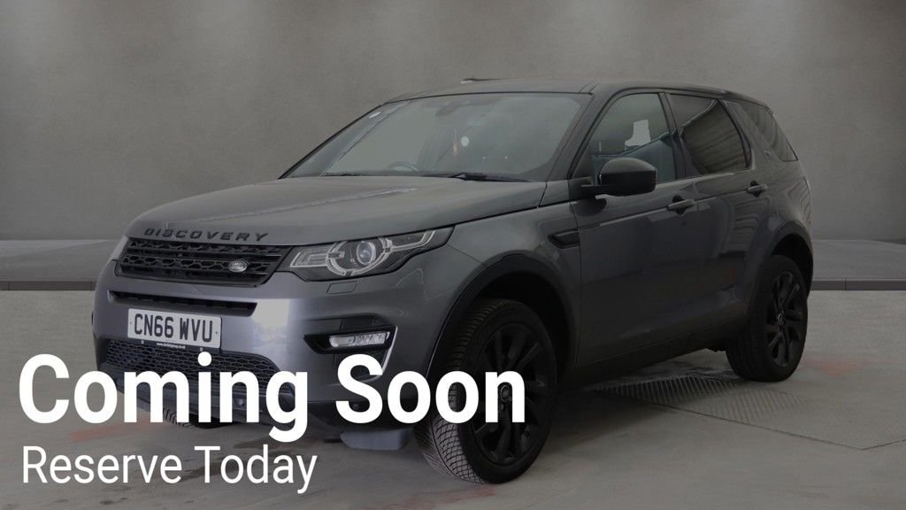 USED 2016 66 LAND ROVER DISCOVERY SPORT 2.0 TD4 HSE Black SUV 5dr Diesel Auto 4WD Euro 6 (s/s) (180 ps) 7 SEATER / PAN ROOF
