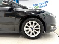 USED 2018 18 FORD FOCUS 1.5 TDCi Titanium Hatchback 5dr Diesel Manual Euro 6 (s/s) (120 ps) Shadow Black Focus Titanium, Up to 83 MPG, Bluetooth, SATNAV, Cruise Control, Parking Sensors, Service History 2 Keys 68000 Miles