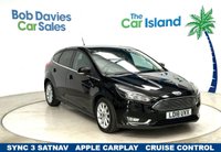 USED 2018 18 FORD FOCUS 1.5 TDCi Titanium Hatchback 5dr Diesel Manual Euro 6 (s/s) (120 ps) Shadow Black Focus Titanium, Up to 83 MPG, Bluetooth, SATNAV, Cruise Control, Parking Sensors, Service History 2 Keys 68000 Miles