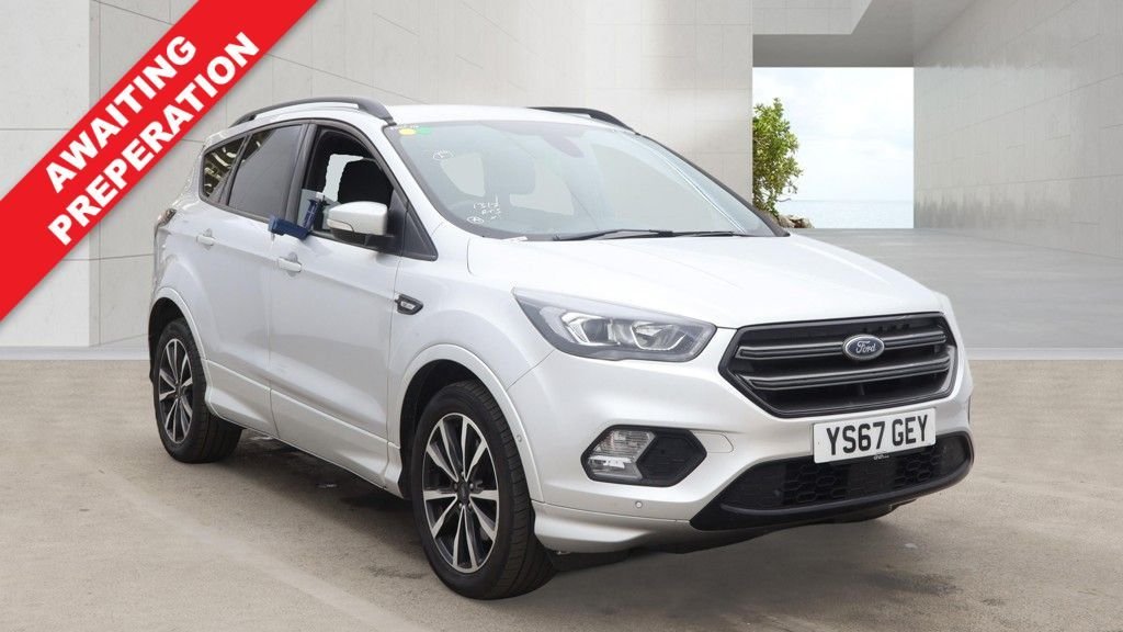 USED 2017 67 FORD KUGA 2.0 TDCi EcoBlue ST-Line SUV 5dr Diesel Manual Euro 6 (s/s) (150 ps) 2 KEYS / GREAT SERVICE HISTORY