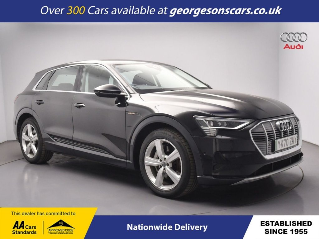 Black 2020 Audi E-Tron SUV/Crossover All-wheel drive Automatic