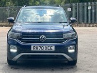 USED 2020 70 VOLKSWAGEN T-CROSS 1.0 TSI United SUV 5dr Petrol Manual Euro 6 (s/s) (110 ps) 