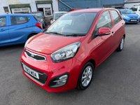 USED 2013 13 KIA PICANTO 1.0 2 Hatchback 5dr Petrol Manual Euro 5 (68 bhp) ZERO &pound;&pound;&pound; ROAD TAX-BLUETOOTH-SERVICE HISTORY-AIR CON-ALLOYS