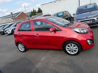 USED 2013 13 KIA PICANTO 1.0 2 Hatchback 5dr Petrol Manual Euro 5 (68 bhp) ZERO &pound;&pound;&pound; ROAD TAX-BLUETOOTH-SERVICE HISTORY-AIR CON-ALLOYS